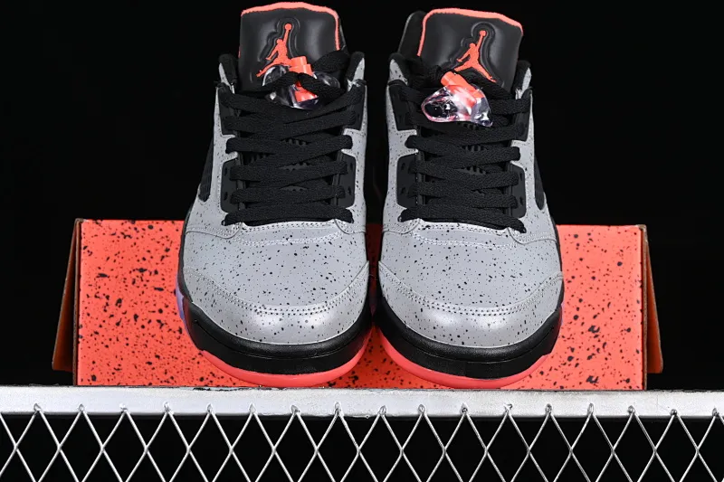 All categories Air Jordan Jordan series basketball shoes Air Jordan 5 Air Jordan 5 Low "Neymar" AJ5 Joe 5 cement gray low-top basketball shoes 846316-025